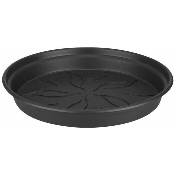 Elho Green Basics Schotel Living Black Ø 10 x H 1.5 cm