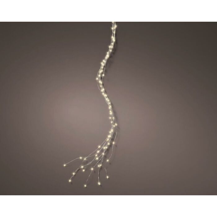 Micro LED Durawise bunch lights 8 functie twinkel effect warm wit 95 cm - Lumineo
